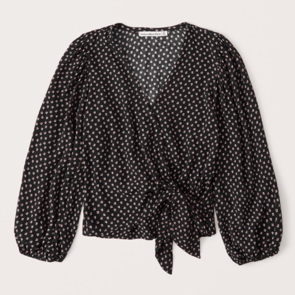 Abercrombie & Fitch wrap top